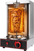 Grill Chensyo, 2000 W, Srebrny, stal nierdzewna – elektryczny, Maszyna do kebabu GPL 2000, 2 strefy temperaturowe, funkcja ogrzewania