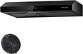 GASLAND Okap kuchenny, SR60BS, 60 cm, 2 W – Srebrny / Czarny, oświetlenie LED, 202 m3 / h, GAZLAND SR60BS CF158 – dotyk, 3 poziomów, cichy