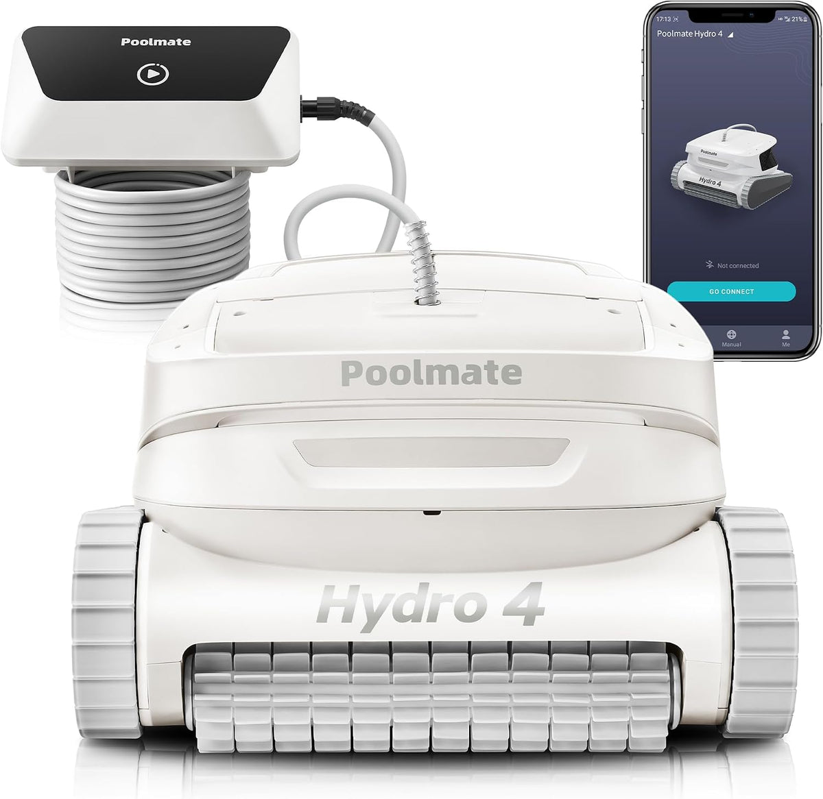 Automatyczne odkurzacze CHASING – 4 W, 15 m, 4,1 l, Biały/Szary – Bluetooth, Wi-Fi, podłóg, ścian i linii wodnych
