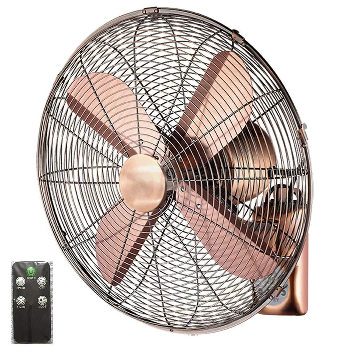 RAGOPILEN Silniki wentylacyjne, 50 W, 50 cm, 220 V – Biały, metal, Wentylator, przemysłowy – 3 prędkości, 3 tryby, wentylator do obiegu powietrza