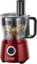 Zmywarka Russell Hobbs, 600 W, 2,5 l – Czerwony, metal, blender ręczny, 24730- 56 – 2 prędkości