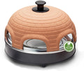 Mini piekarnik emerio, PO-115984, Pomarańczowy / Czarny – piec do pizzy, Elektryczny do pizzy, czarny, prawdziwa przyjemność z rodziną dla 6 osób