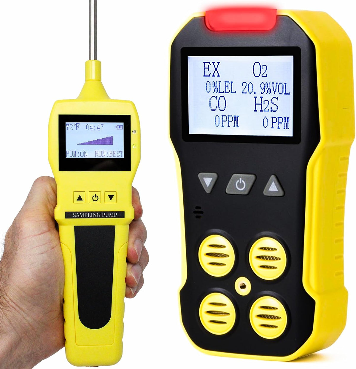 Czujniki gazu FORENSICS DETECTORS FD, H2S, 130 × 67 × 30 mm, 3.7 V – 400 g, Czarny, USB, Detektor H2S – pompa