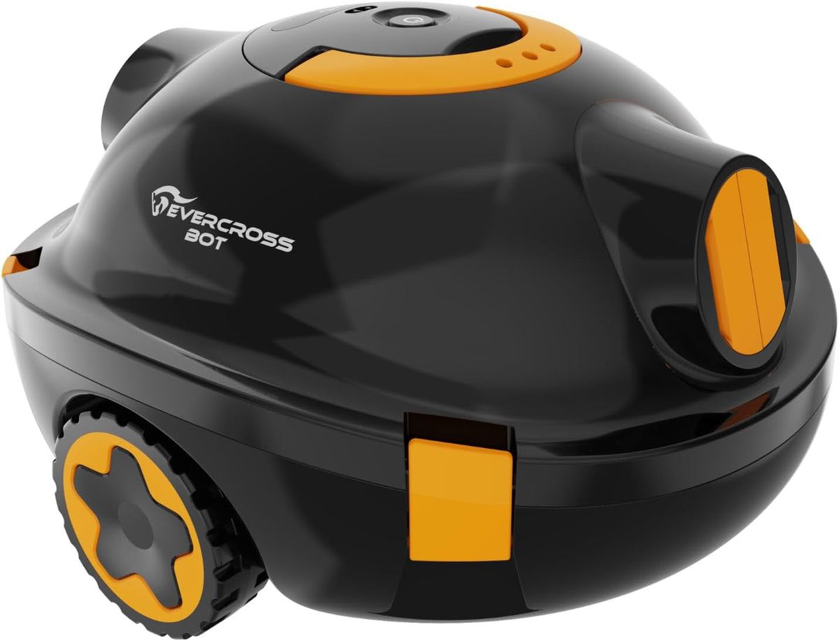 Odkurzacz EVERCROSS BOT, IPX8, 3 l, 40 W – 120 m, Czarny, praca bezprzewodowa, czas pracy 100 Min – Robot Bezprzewodowy basen, do basenów do 120 m2