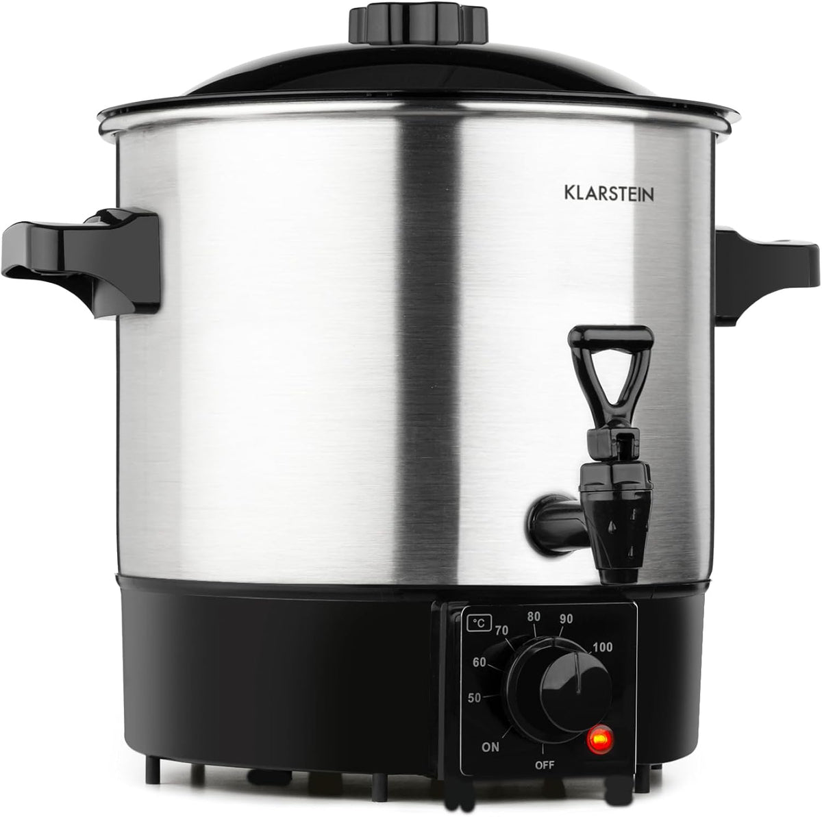 Grill KLARSTEIN – 9 l, 1000 W, Brązowy, Kuchnia Bateria – 30 do 100°C, sterylizacja pod warunkiem