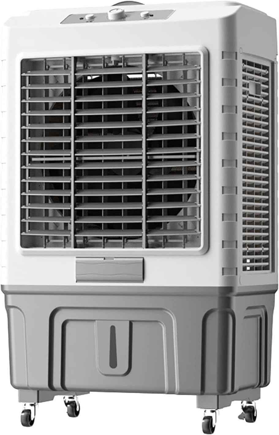 ZYFC Klimatyzator przenośny, klimatyzator mobilny, 55 l, 102 CM – 160 W, Biały, Klimatyzator, Przemysłowy – Duży zbiornik, Profesjonalny