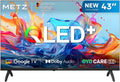 Telewizor Smart TV Metz, 43MQH7000Z, 43 cali, Czarny – oświetlenie LED, Bluetooth, telewizor, Google 43MQH7000Z Smart TV – dźwięk Dolby, Full HD