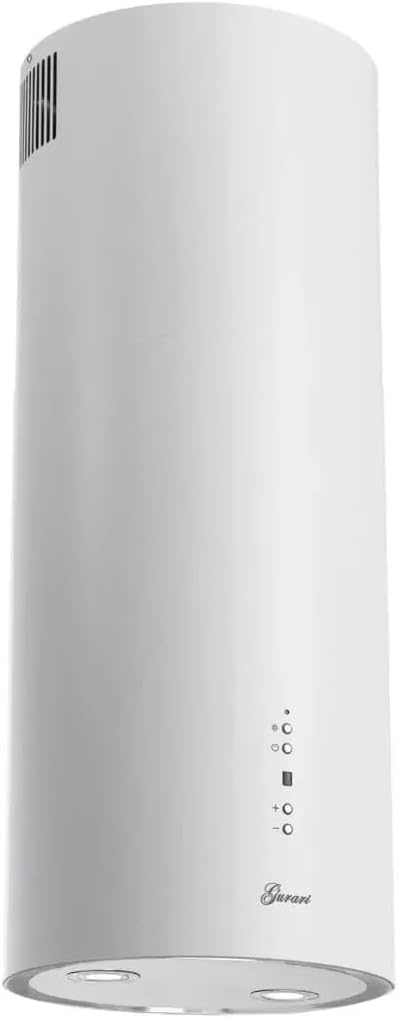 Okap kuchenny Gurari – 36 WH, 36 cm, 1,5 W, Biały – oświetlenie LED, pilot zdalnego sterowania, Osłona ssąca