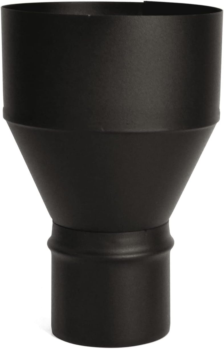Ogrzewanie granulowane ISOTIP-JONCOUX, 150F – 80 M, Czarny, naczynia kuchenne, kuchenka – redukcja pieca granulowanego Ø150F / 80M czarny