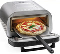Piec do pizzy Macom, 1700 W, Czarny / Srebrny