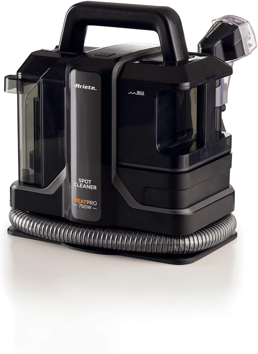 Odkurzacz Ariete, 750 W, 5 m – 1,1 l, Czarny, piorący, Spot Czyszczarka – Dywany, Kabel, Przenośne