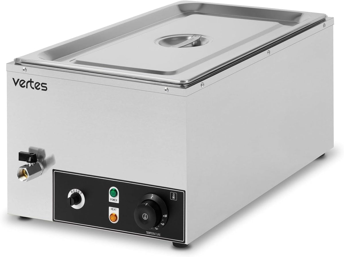 Podgrzewacze do potraw vertes, 1000 W – 20,5 l, 550 x 345 x 260 mm, Srebrny, stal nierdzewna – Elektryczny podgrzewacz do żywności