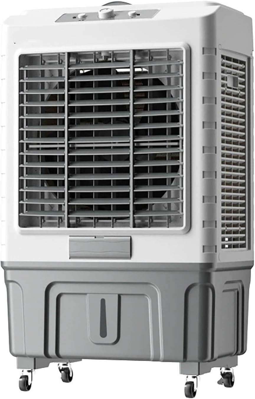Klimatyzery ewaporacyjne PQXQZ, 55 l, 150 W, Biały – Odświeżacz powietrza, przemysłowy, podwójny system napełniania
