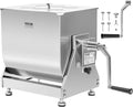 VEVOR Maszynka do mielenia mięsa, 10 l, 560 x 255 x 465 mm, 6,7 kg – Srebrny, stal nierdzewna, maszynka do mięsa, Mixing maszyna – duży zbiornik