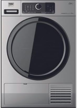Suszarki do ubrań z pompą ciepła BEKO – 84,9 x 59,9 x 65,6 cm, 9 kg, Srebrny/Czarny, Professional AWZ 9HPS/PRO BP suszarka z pompą ciepła