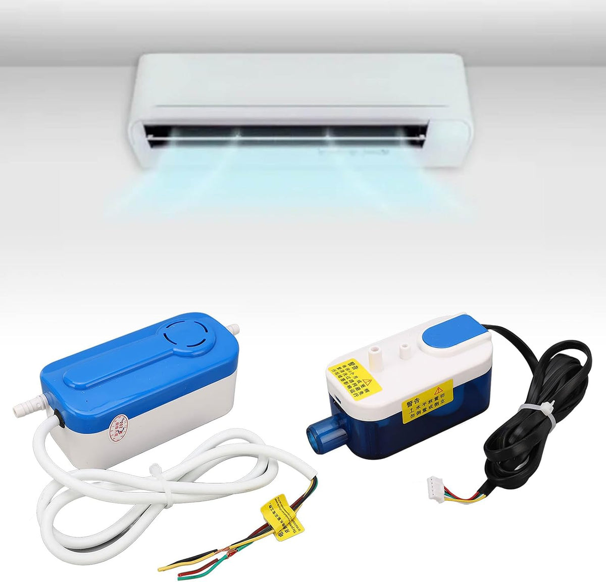 Pompy kondensacyjne Ejoyous, 8 kW, 240 V, 19 dB – Czarny, Kondensat Pompa klimatyzacyjna, Kondensat System podnoszenia, Mini Kondensat Pompa