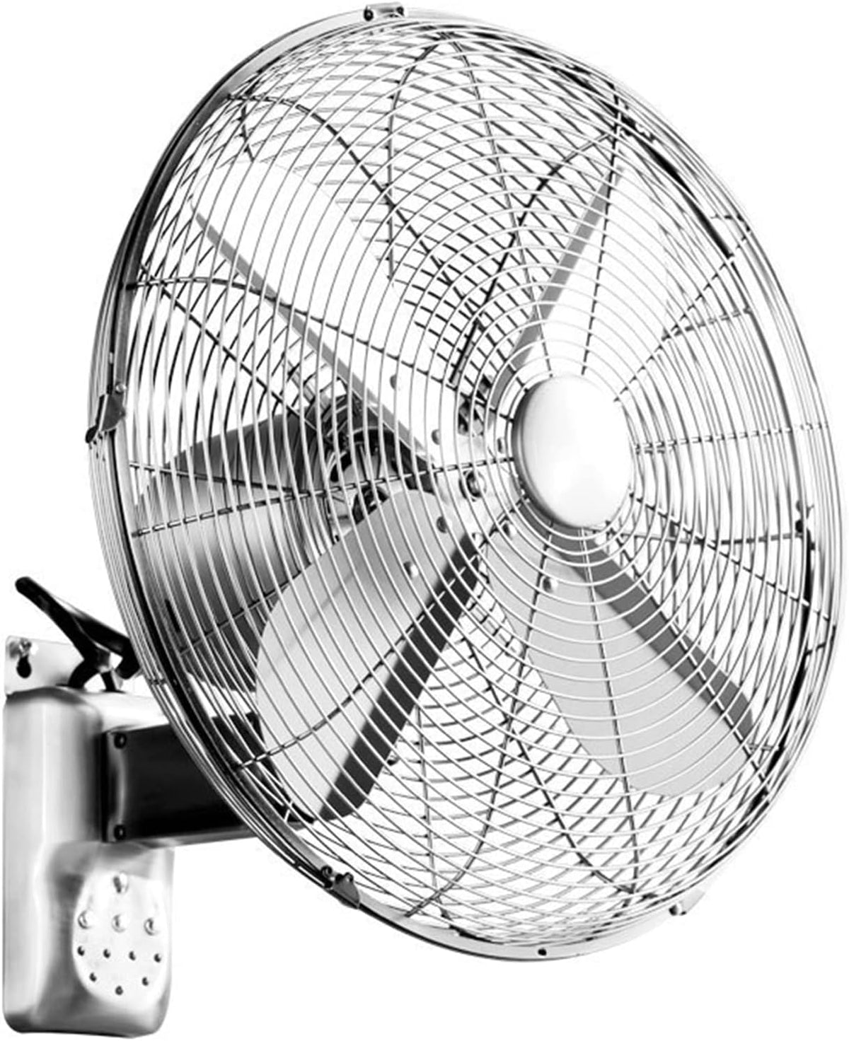 SFNIOKFG Wentylatory ścienne, 14 cali – 220 V, 40 W, Biały, pilot zdalnego sterowania – Wentylator, minutnik, przemysłowy, 3 prędkości – profesjonalny