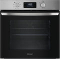 Grill Indesit, 1 cm, 71 l, Srebrny – stal nierdzewna, piekarnik do zabudowy, Piec elektryczny, 5 x 59 – 5 x 55, klasa energetyczna A, wbudowany