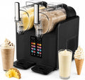 Maszynka do lodów pealiritansemen, 2 l, 430 W, Czarny – samoczyszczenie, X 2 Granita Maszyna, Granit Maszyna, 7 programów – 10 do 0°C, dla Granitas