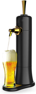 Pogromcy piwa WYJRO, 23.3 x 14,5 x 51,7 cm, 500 ml, 1,21 kg – Czarny, dystrybutor do beer barów