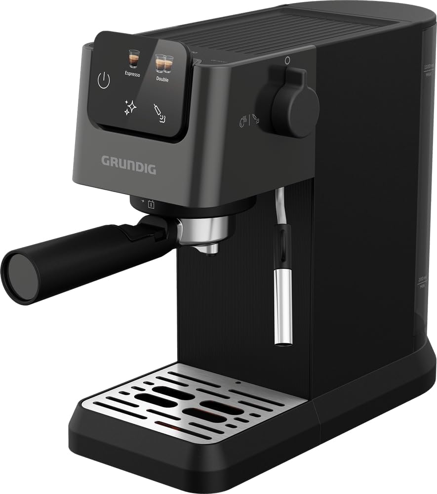Automatyczne spieniacze do mleka GRUNDIG, 1350 W, 1100 ml, Czarny – automatyczne wyłączanie, spieniacz do mleka, KSM 4330 Moder mleczny