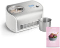 Kostkarka do lodu Springlane Kitchen – maszyna do lodu, 2 l, 135 W, 39 x 26 x 21,5 cm – Srebrny, stal nierdzewna, i sorbetu, wyjmowana