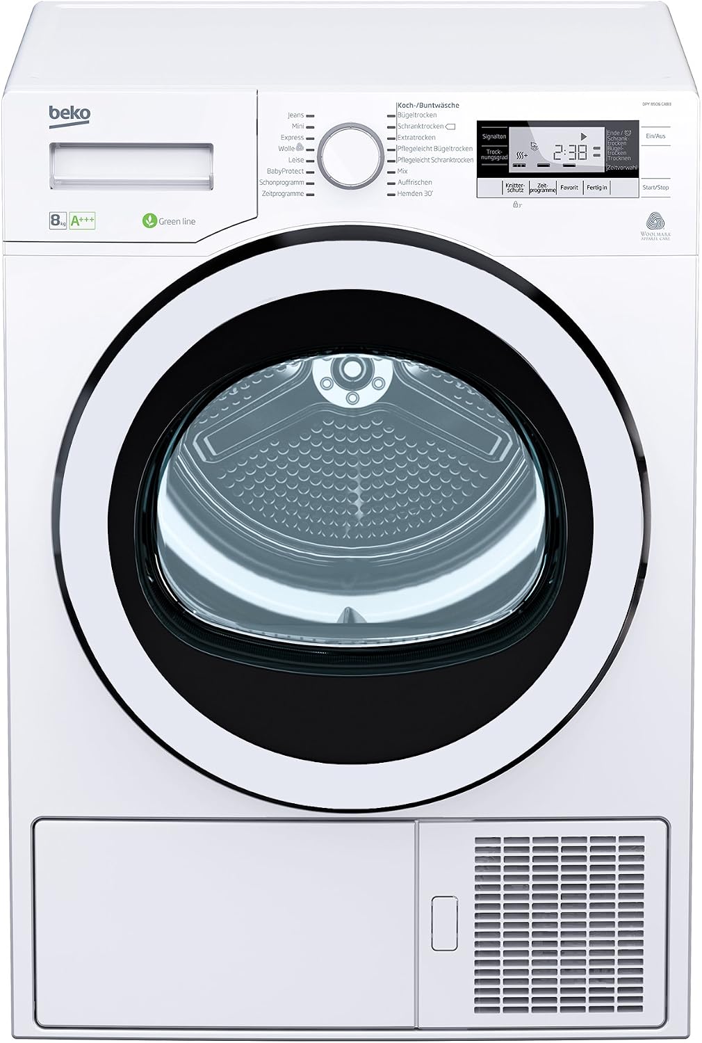 Beko Suszarki z pompą ciepła – 7358901/A, 8 kg, Biały, suszarka z pompą ciepła