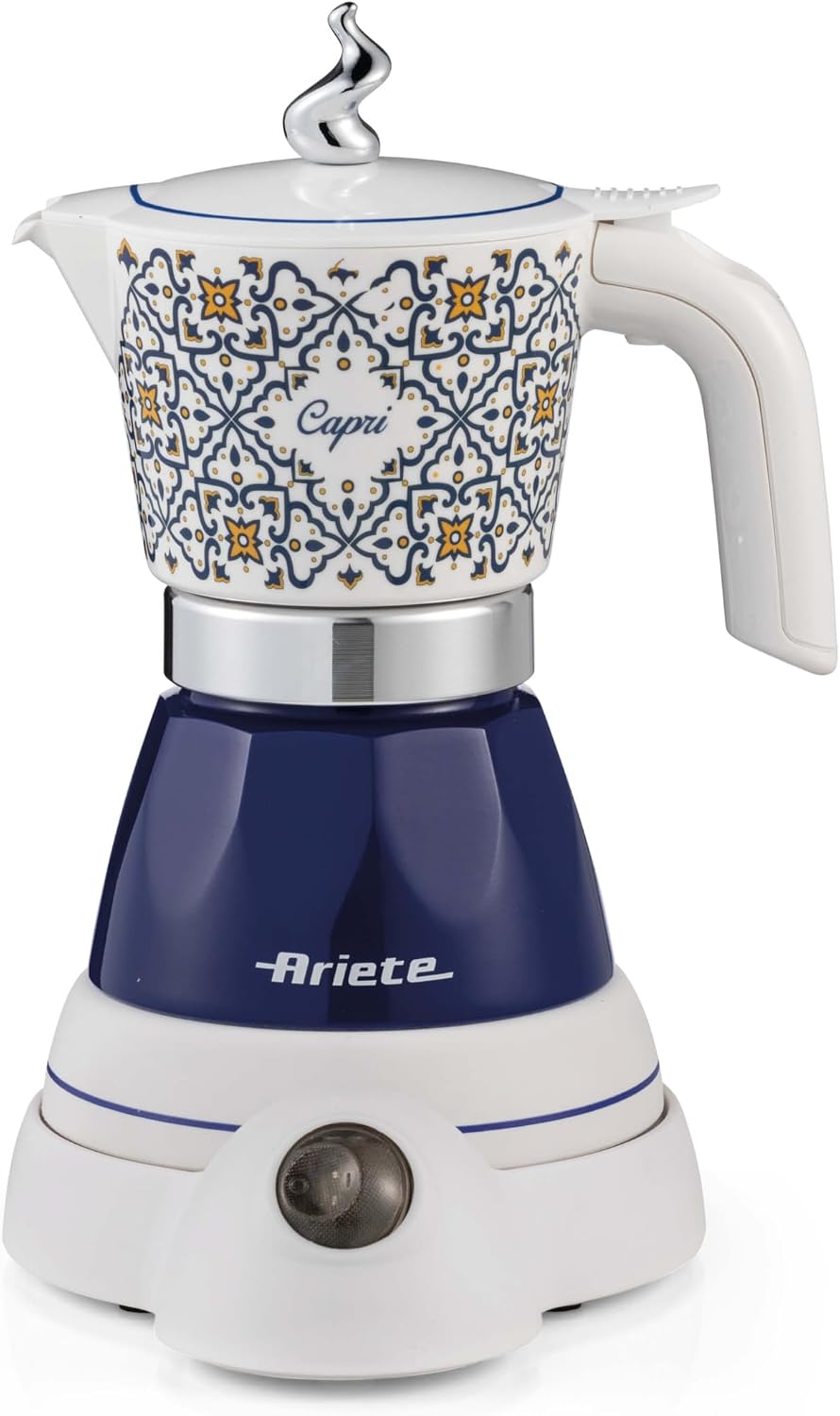 Maszyny do kawy Ariete – 1358/1C, 400 W, Czarny, praca bezprzewodowa – automatyczne wyłączanie, 1358 / 1C Wireless, Moka Aroma Capri