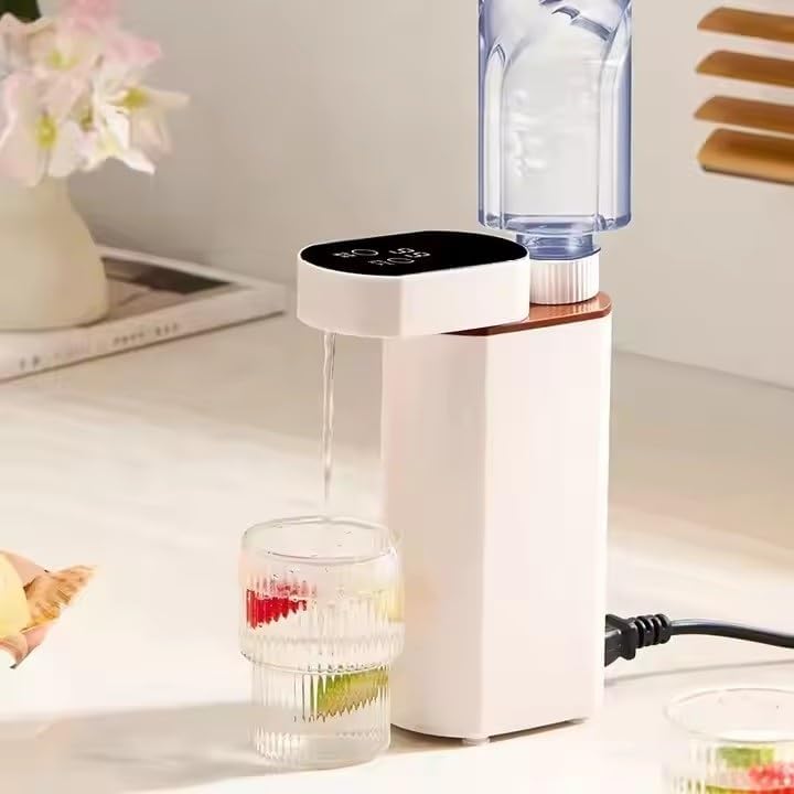 Grzejnik elektryczny HBBursts, 2000 W – 200 mm, Szary, Przenośny dozownik ciepłej wody