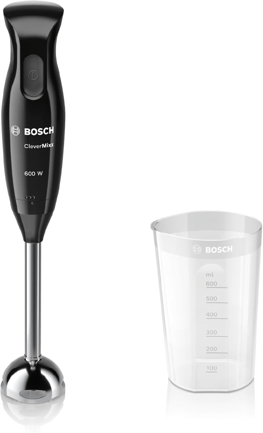 Bosch Blender, MSM2610BGB, 600 W – Czarny, ręczny, MSM2610BGB CleverMixx Mieszacz ręczny 600 W czarny i antracyt