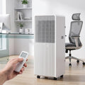Klimatyzator przenośny HUGGWRT, klimatyzator mobilny, 11000 Btu, 35 m – Biały, pilot zdalnego sterowania, 24- godzinna Klimatyzator, licznik czasu