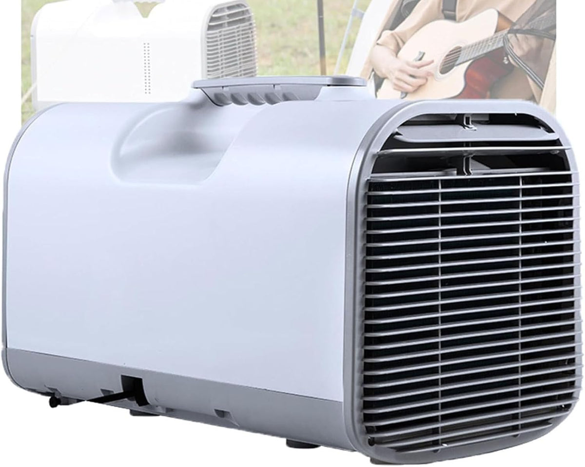 Klimatyzator Oiyekntd, 220 V – 800 BTU, 1200 W, Biały, mobilny – kemping, kemping- Samochód i Namiot