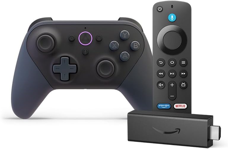 Odtwarzacz multimedialny, Czarny, Bluetooth – Wi-Fi, praca bezprzewodowa, Inteligentna telewizja, Fire TV Stick HD + Luna Manette