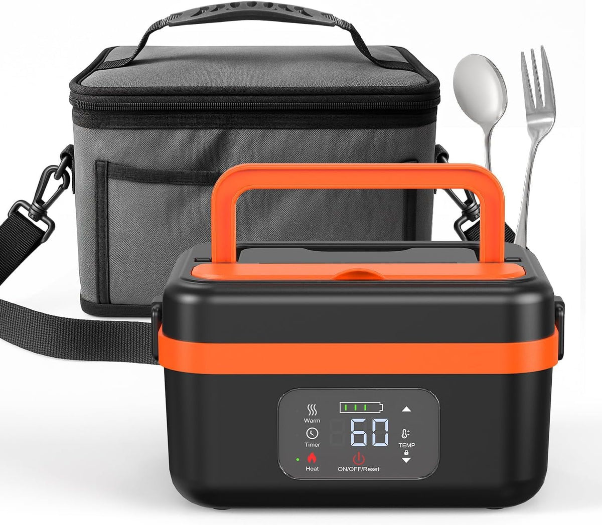Biurko QUUGAR – IP65, 1 l, Pomarańczowy, 16000 mAh Bateria – licznik czasu, funkcja ogrzewania, dla dorosłych