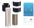 Stacje meteorologiczne i barometry Netatmo, Czarny – praca bezprzewodowa, Apple Station, bezprzewodowa stacja meteorologiczna, na zewnątrz