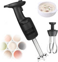 Mikser DPLXQPP, 270 W, 5 l – 31.6 cm, Czarny, blender ręczny, Mieszacz – Profesjonalny, Cichy, Cichy silnik miedziany do preparatów Ultra- Lisse