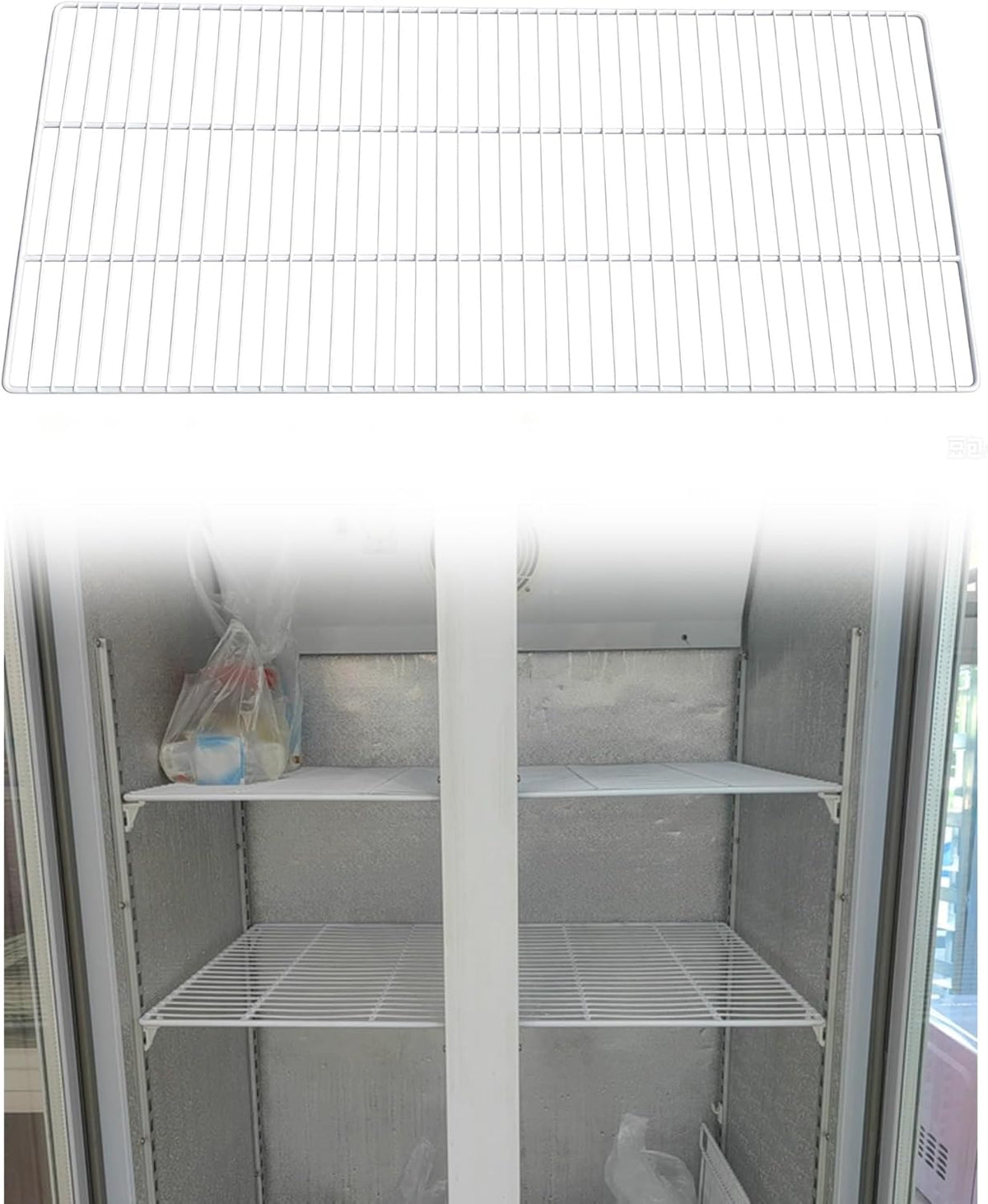 Générique Grill, 110x42 cm – Srebrny, Zamrażarka cm, 31x16, Szafa zamrażarka – Wewnętrzne wsparcie dla zamrażarki, Witryna chłodnicza