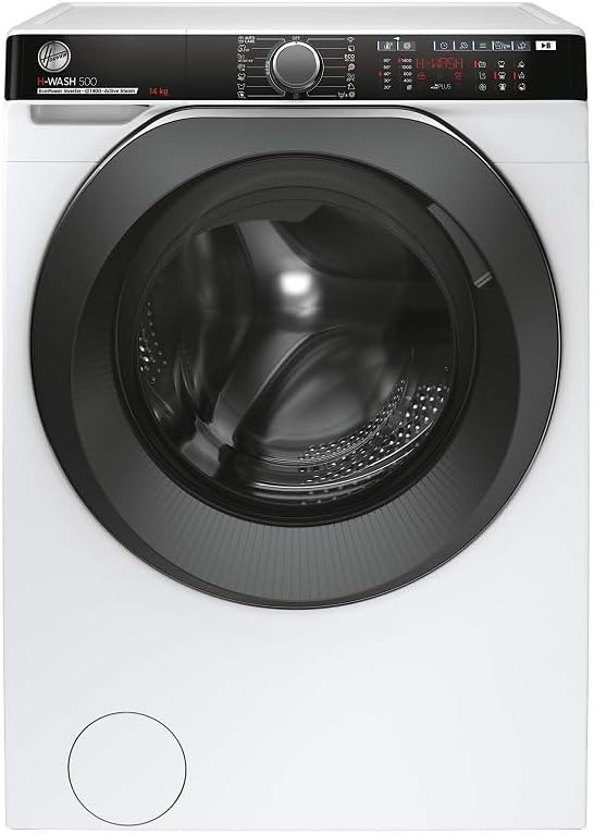 Hoover Pralka, HWP414AMBC, 14 kg, Biały – HWP414AMBC / 1-S, 1400 obrotów