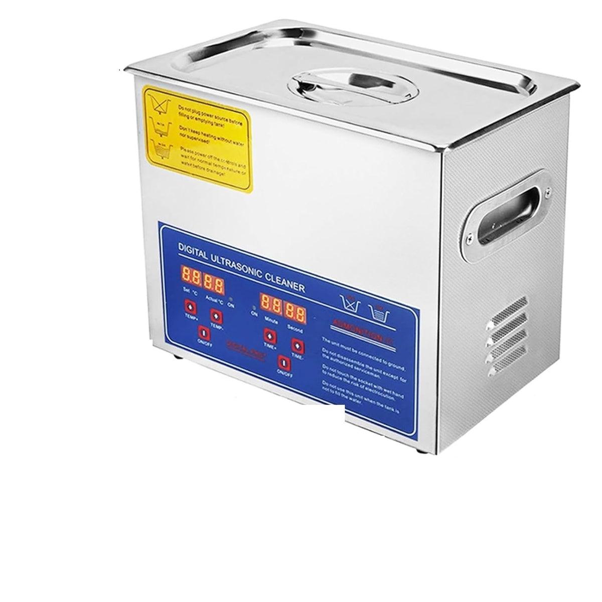 QZCX Pralka, 30 l, 600 W – Srebrny, stal nierdzewna, 2-30 l, licznik