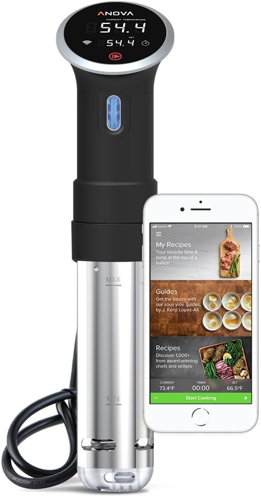 Anova Wanien próżniowe, 220 v, Czarny, Bluetooth – Wi-Fi, Precision kuchenka Bluetooth & Wi-Fi 220 v Uk Plug