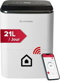 Ariston Osuszacz powietrza, 21S – 21 l, 52 m, Biały, Wi-Fi – przenośne, ciche, do pokoi do 52 m2, Deos Net WiFi