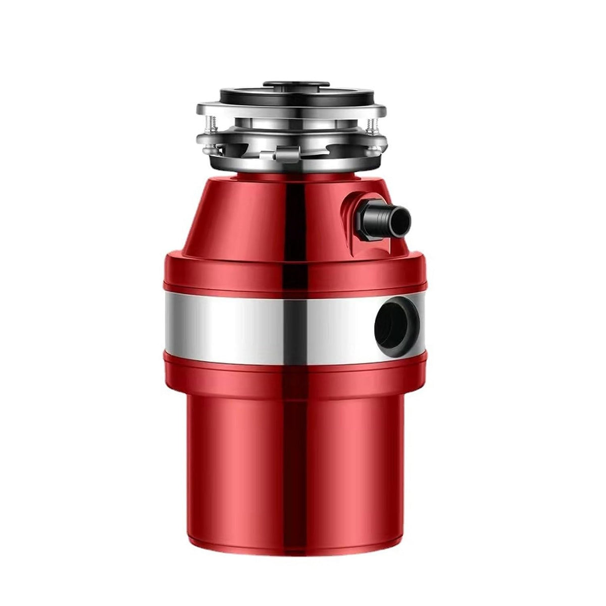 Knupis Odpady, 2 l – 560 W, 2600 obr./min, Srebrny / Czerwony, stal nierdzewna – pilot zdalnego sterowania, praca bezprzewodowa, Zlewozmywak kuchenny