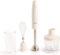 CREATE Mikser, 1000 W, 500 ml, Biały – stal nierdzewna, blender ręczny, biała, 500 ml miska do śmigłowca – 600 ml miarka dozująca, 6 prędkości