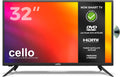 Telewizor Smart TV Cello, DVB-T2/S2/C – 32 cali, Czarny, oświetlenie LED, USB – telewizor, Smart TV, 3 HDMI, potrójny tuner DVB- T2 – Non Smart
