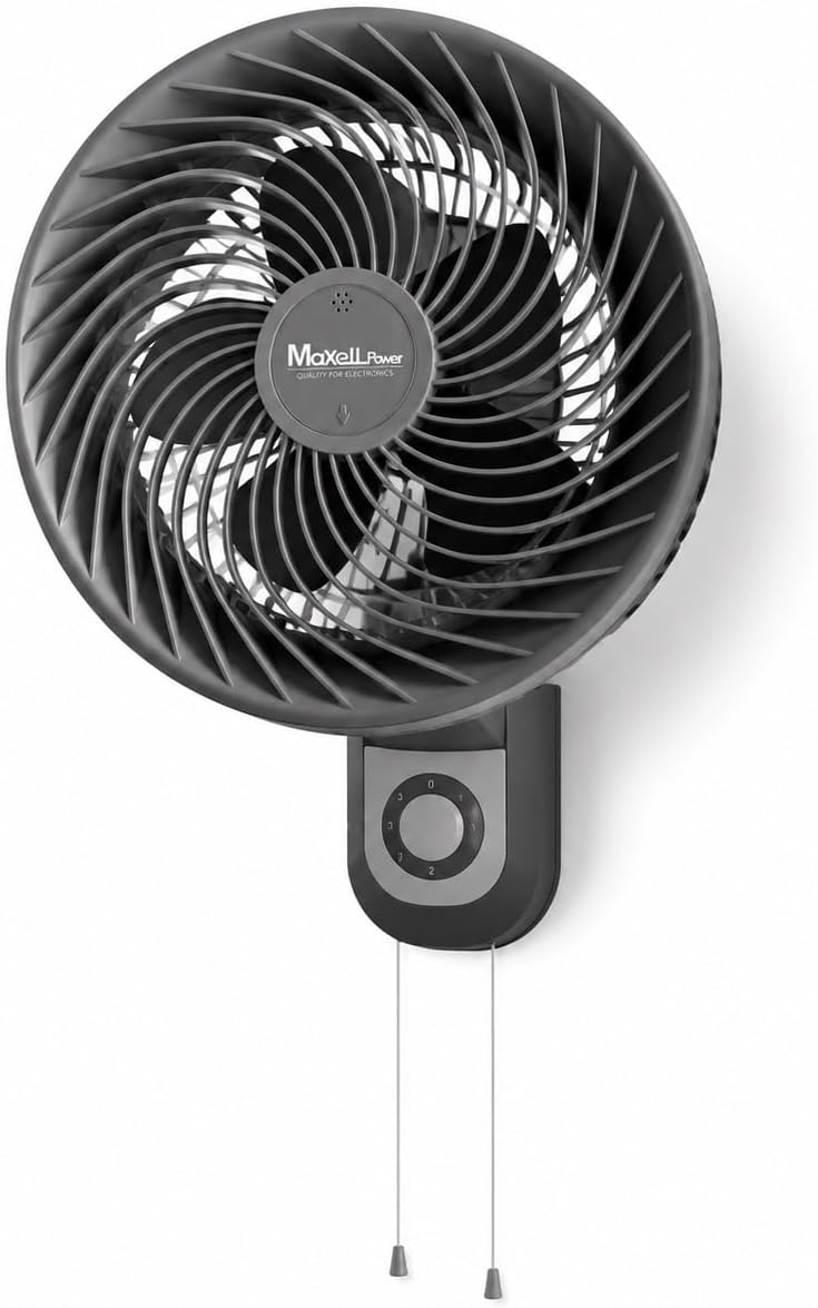 Wentylatory ścienne JYC CREATIVE, 5 cm – 90 W, 240 V, Szary, Wentylator – 3 prędkości, oscylacja 75 °, handel, oscylacja w 75 °