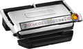 Tefal Grill, 23,5 x 50,0 x 53,0 cm, 8,44 kg – Srebrny/Czarny, stal nierdzewna, Opti + Kontaktowy, Czarny