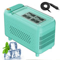 Kostkarka do lodu, maszyna do lodu, 500 ml, 20 x 9,6 x 13,5 cm – 120 W, Zielony, Laptop, Mini 500 ml