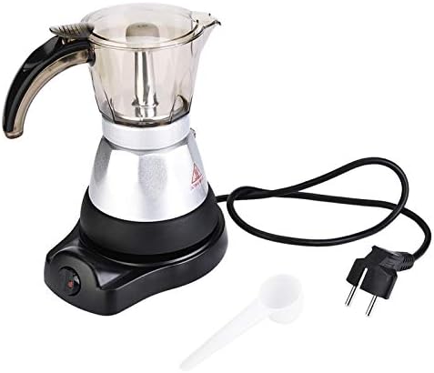 Zerodis Zmywarka, 220 V, 150 ml, 18,5x13,5x20 cm – Biały, aluminium, ekspres do kawy Moka elektryczny