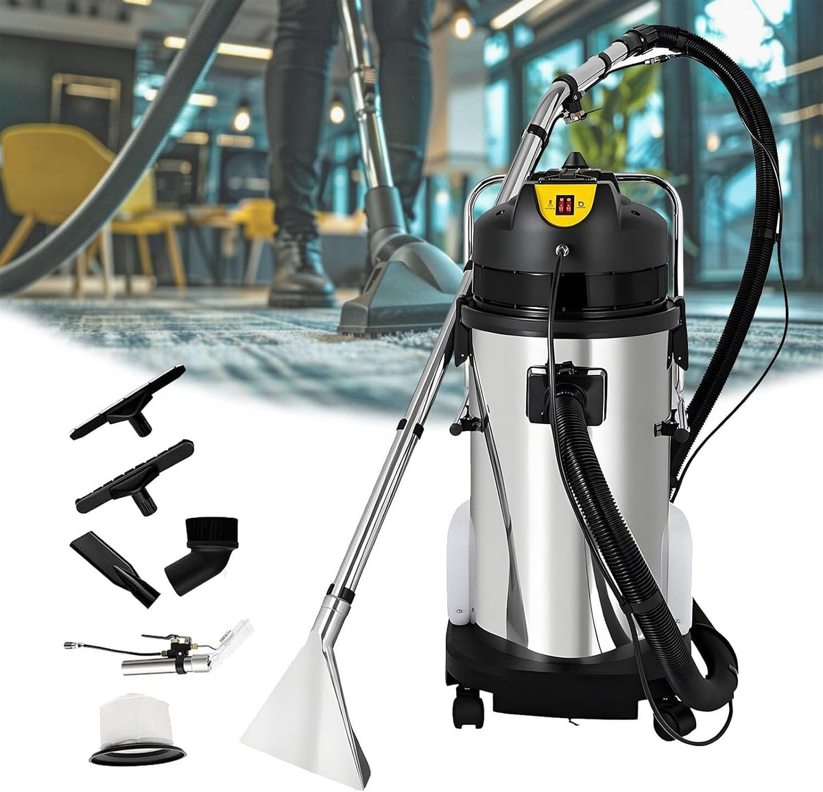 Odkurzacz – 60 l, 3 W, 110 V, Czarny – 3 w 1, 3- in-1, profesjonalny, 30 l / 40 l / 60 l – 40 l 3 w 1