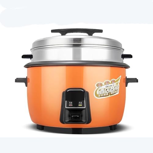 LuysmengEU Ryżowar, 45 l – 240 V, 1600 W, Czarny, Elektryczna kuchenka ryżowa – profesjonalna, restauracja, powłoka nieprzylepna
